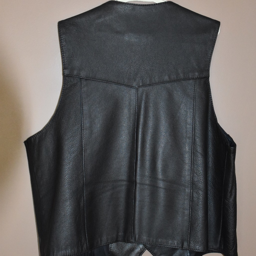 Hillside Leather Vest - Mens